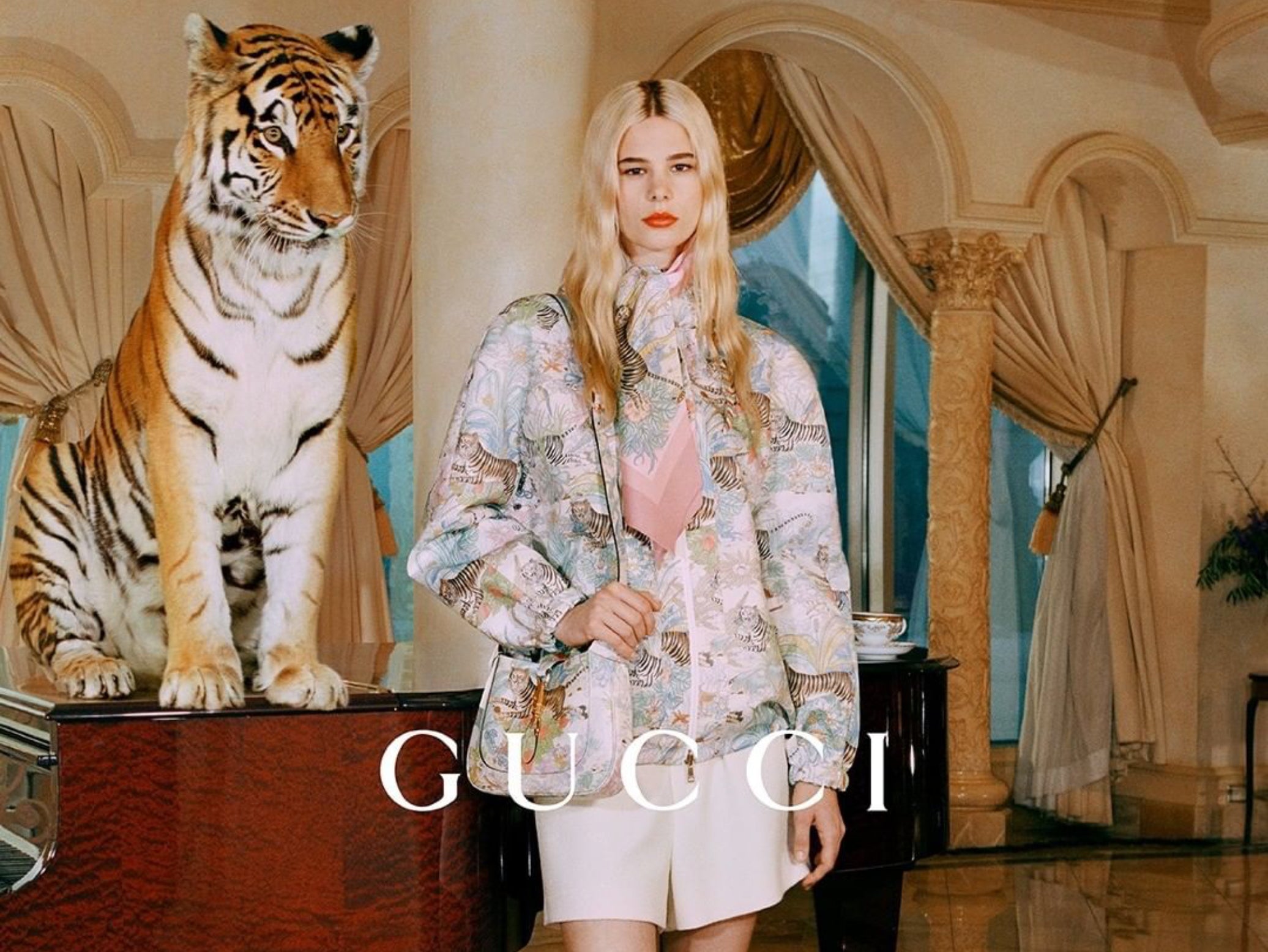 Animals are not an accessory': Gucci criticised for using real